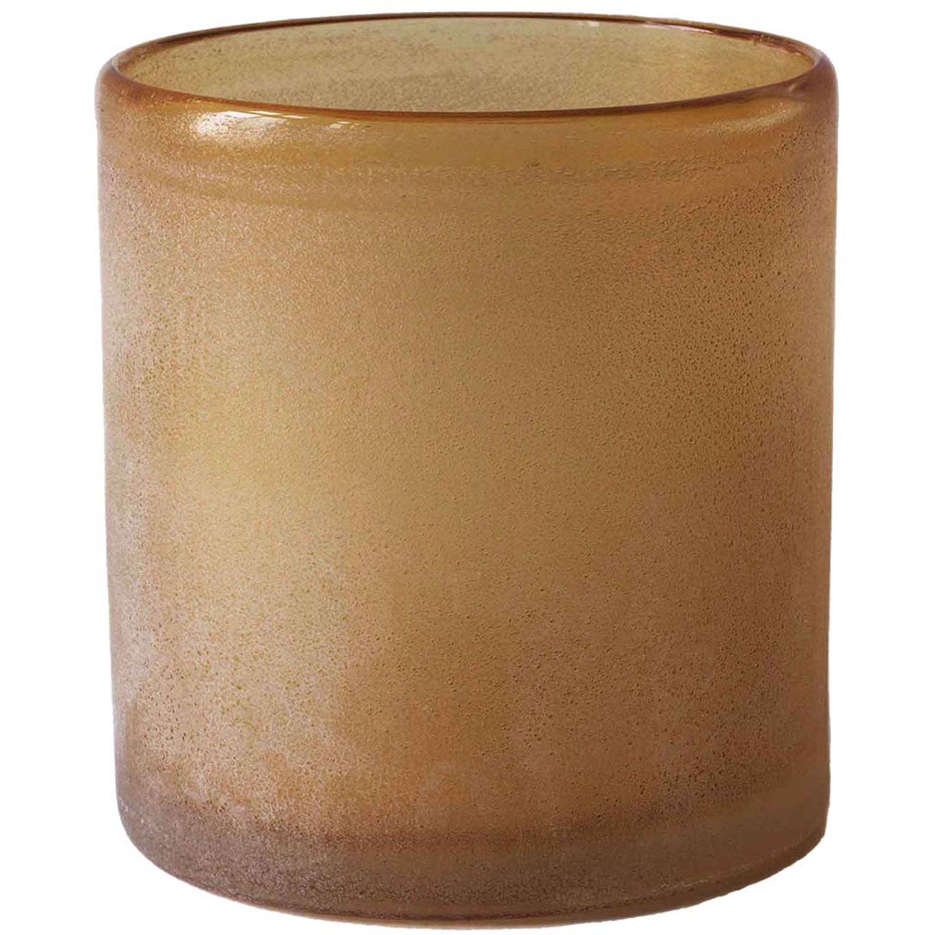 Frost Candle Holder M, Amber