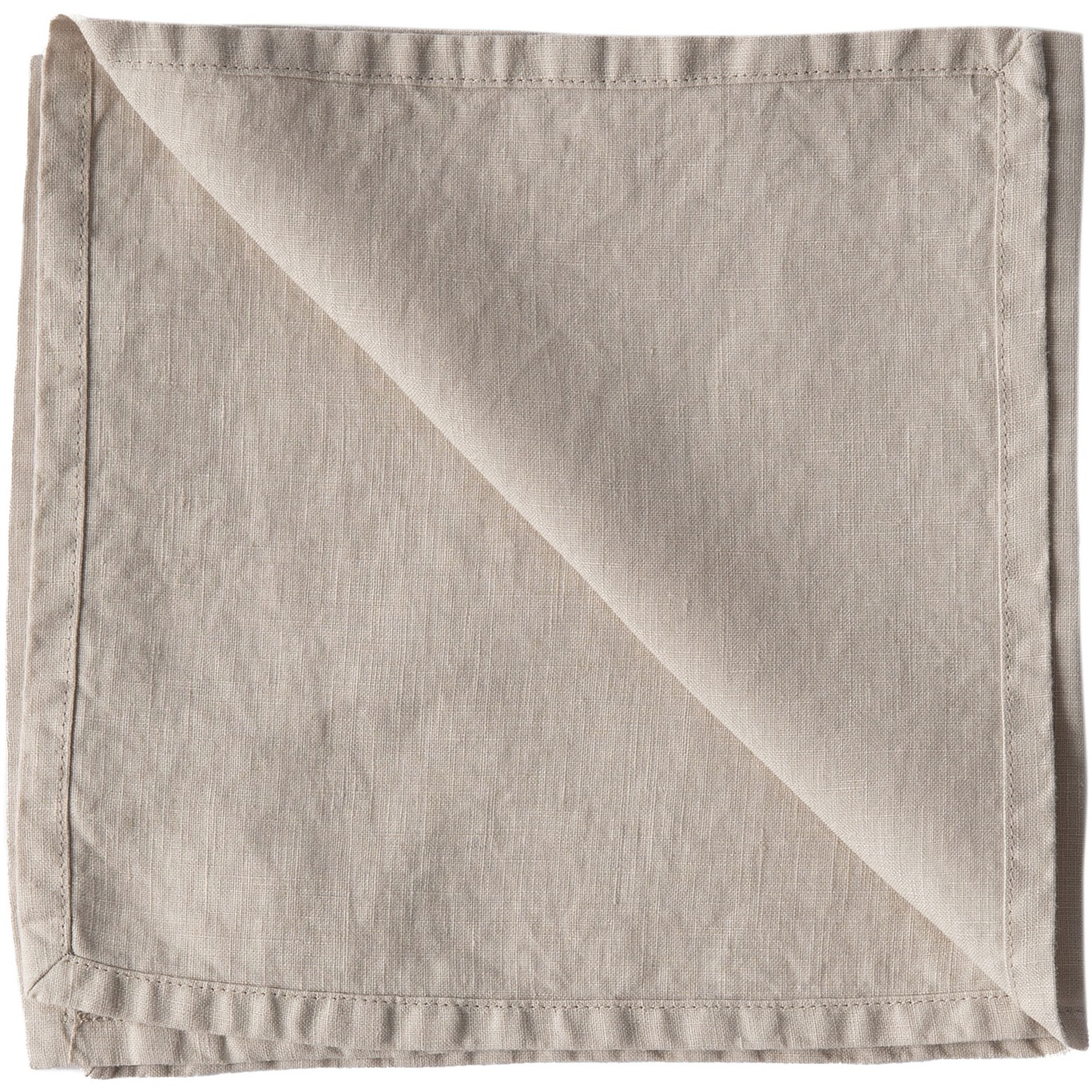 Linen Napkin 45x45 cm, Warm Grey