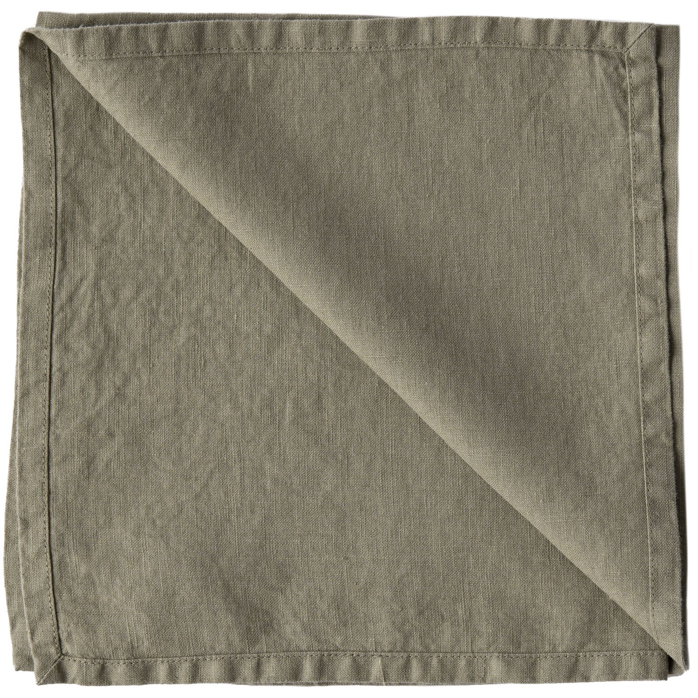 Linen Napkin 45x45 cm, Olive