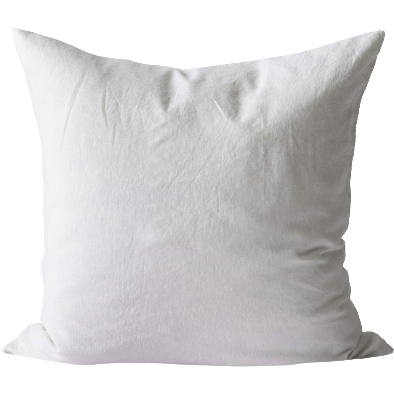 Linen Pillowcase 65x65 cm, Bleached White