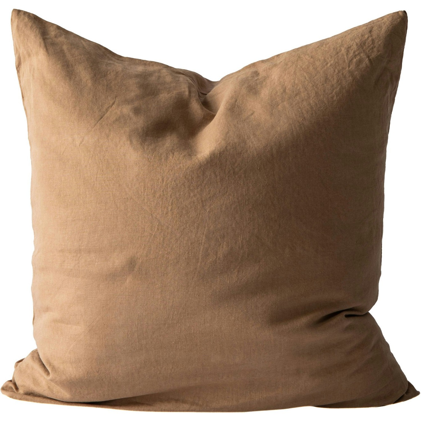 Linen Pillowcase 65x65 cm, Hazelnut