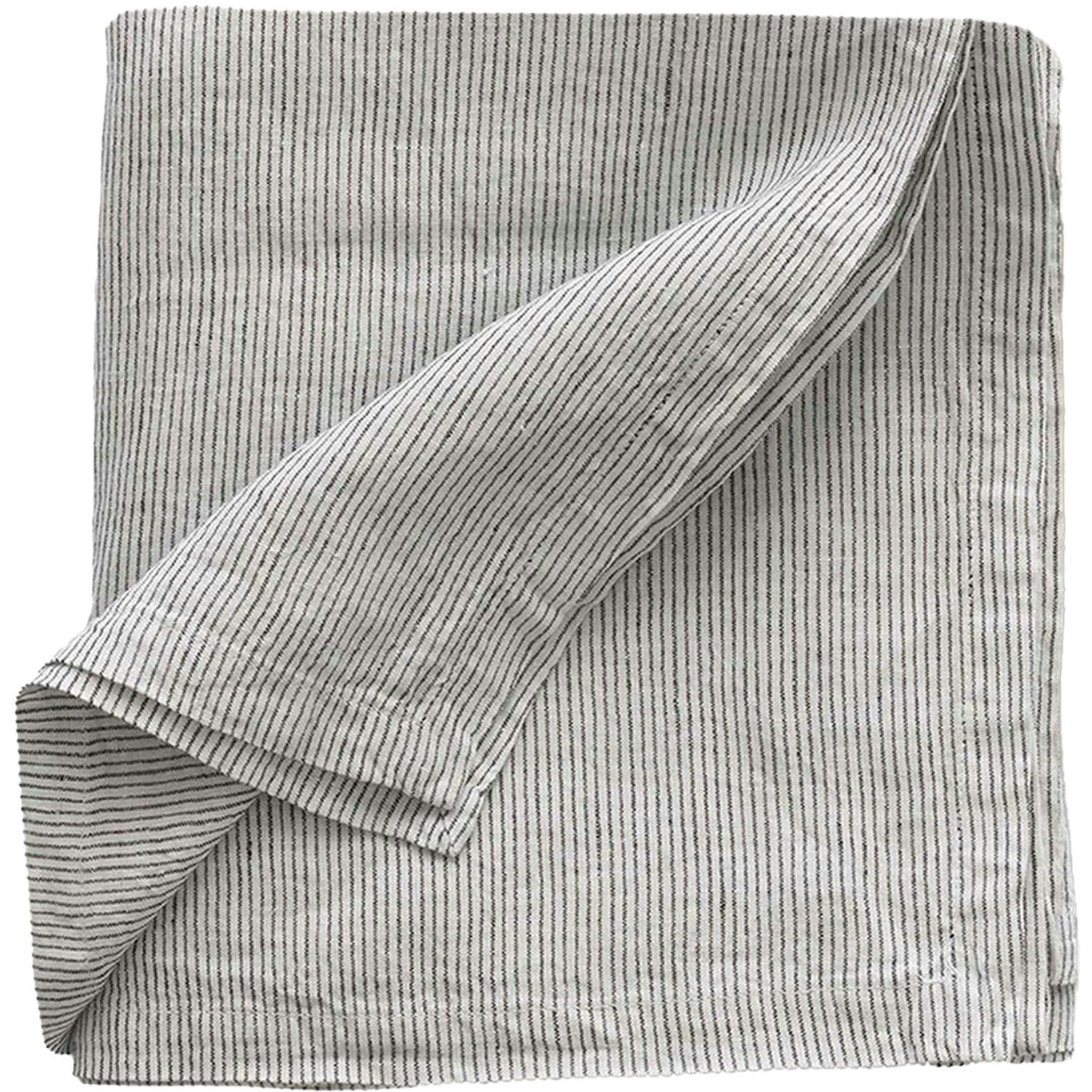 Linen Table Cloth 145x145 cm, Pinstripe