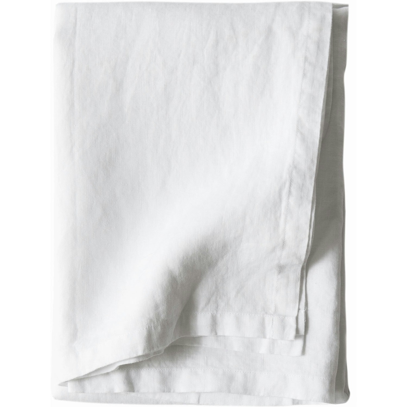 Linen Table Cloth 145x270 cm, Bleached White