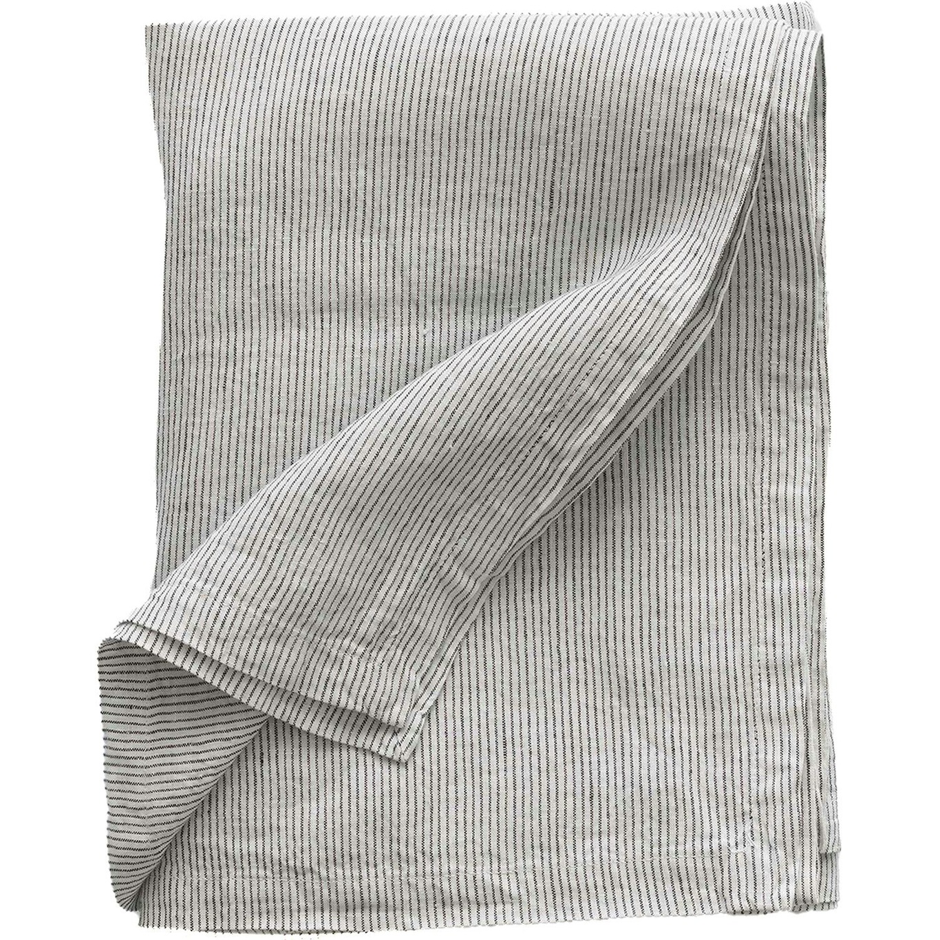 Linen Table Cloth 145x270 cm, Pinstripe