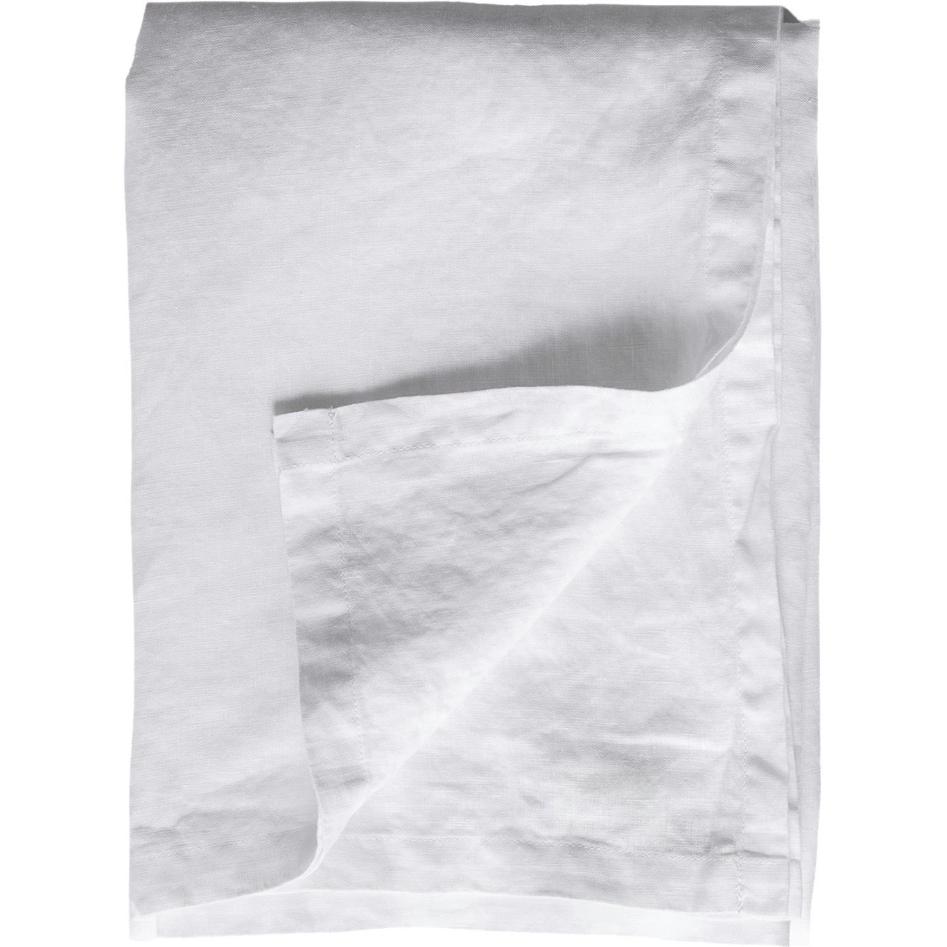 Linen Table Cloth 145x330 cm, Bleached White