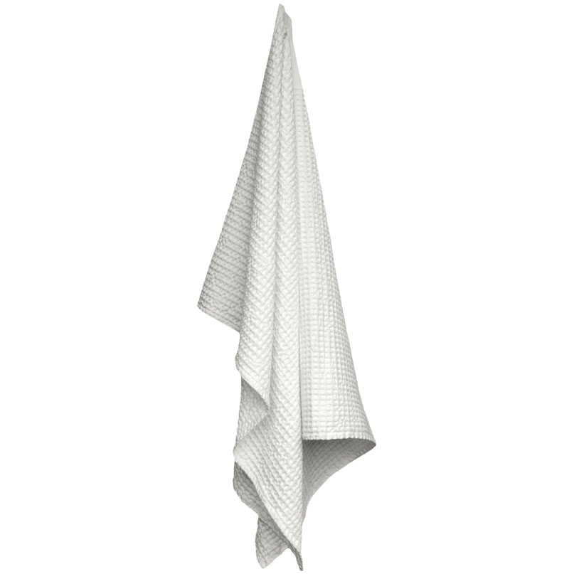 Big Waffle Towel / Blanket, Natural White