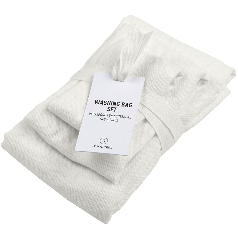 Laundry Bag 3-pack, Natural White