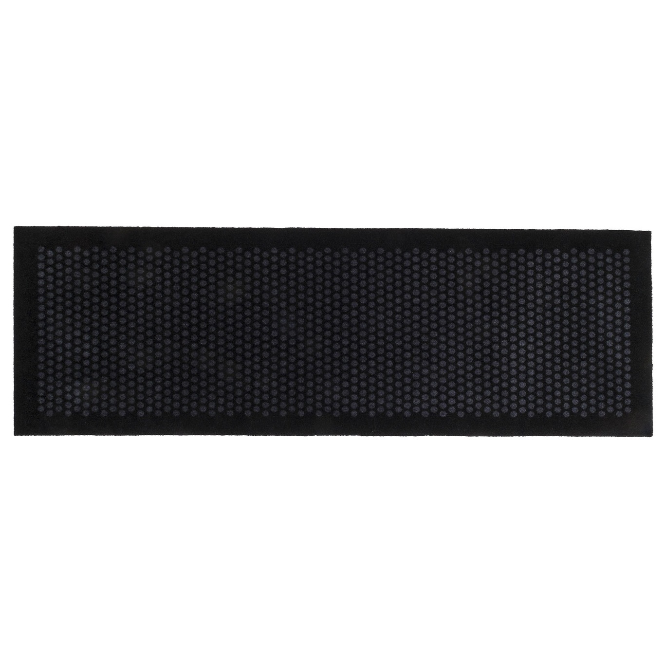 Dot Doormat 67x200cm, Black/Grey