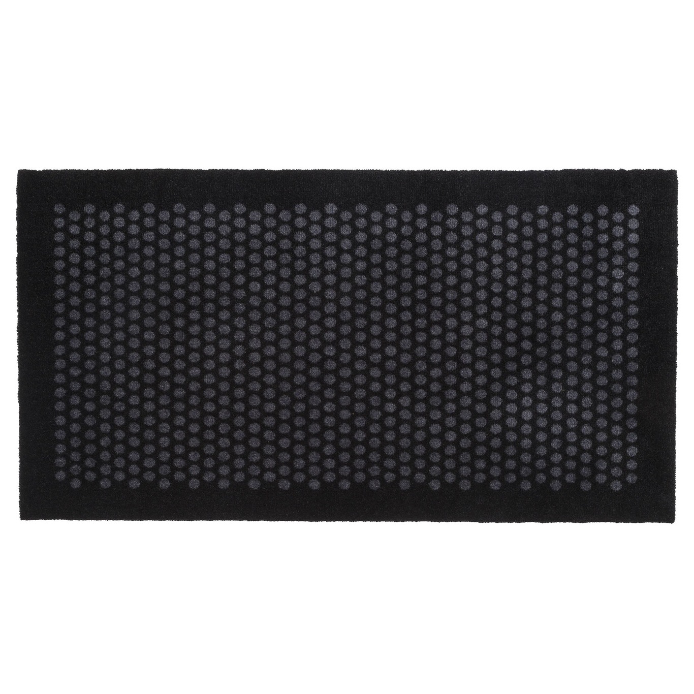 Dot Doormat 67x120cm, Black/Grey