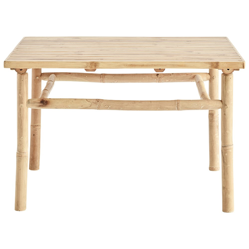 Lounge Table Bamboo Nature, 70x70 cm