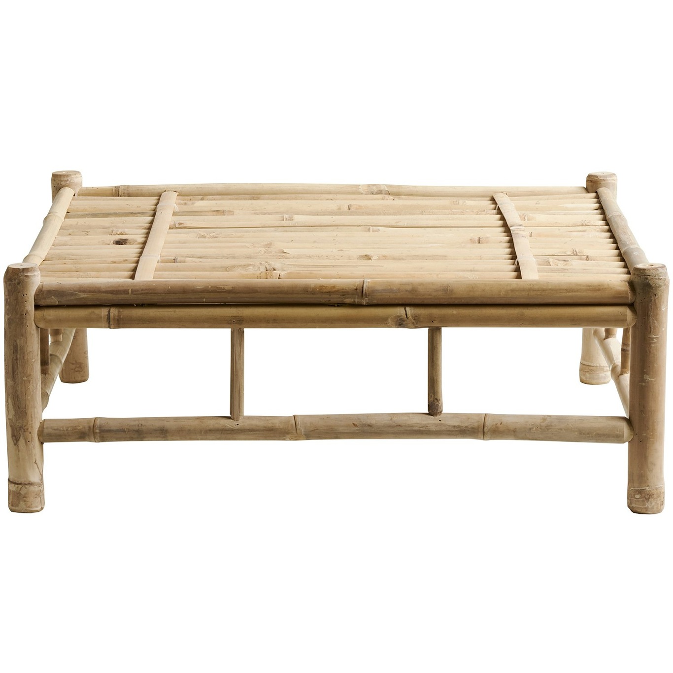 Modular Sofa Bamboo Coffee Table / Footstool, Nature
