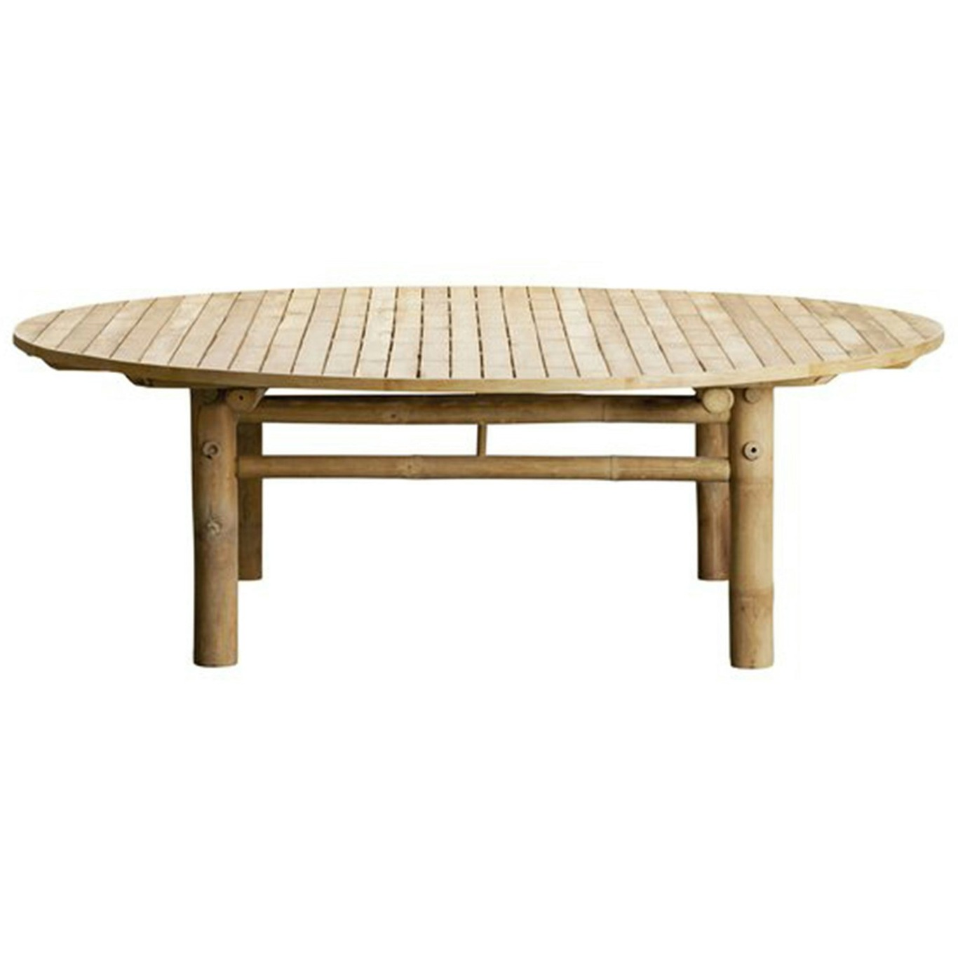 Lounge Table Bamboo Ø140 cm, Nature