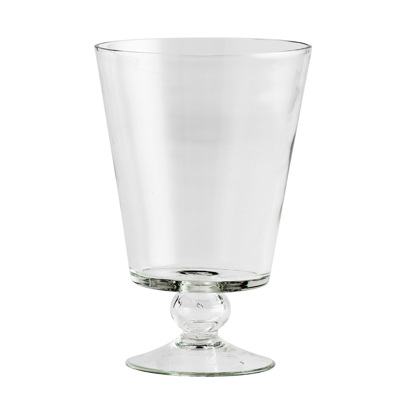 Pokal Vase Clear Glass, 18 cm