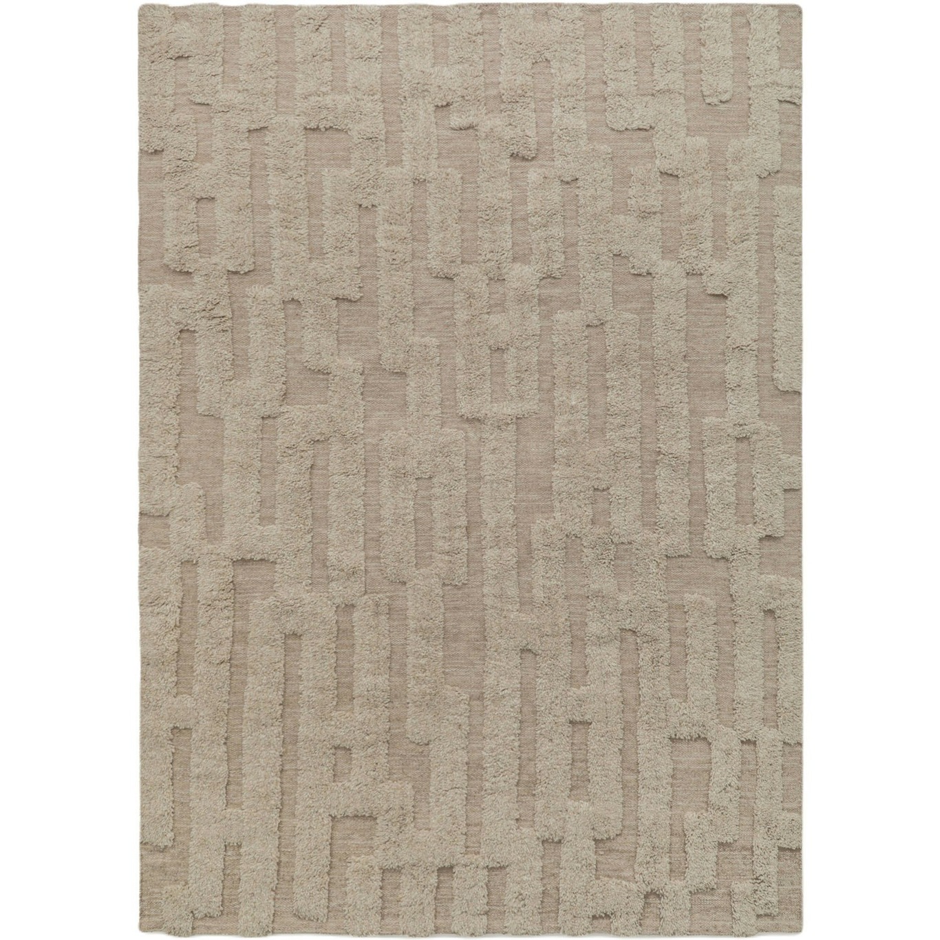 Bielke Wool Rug 160x230 cm, Beige Melange