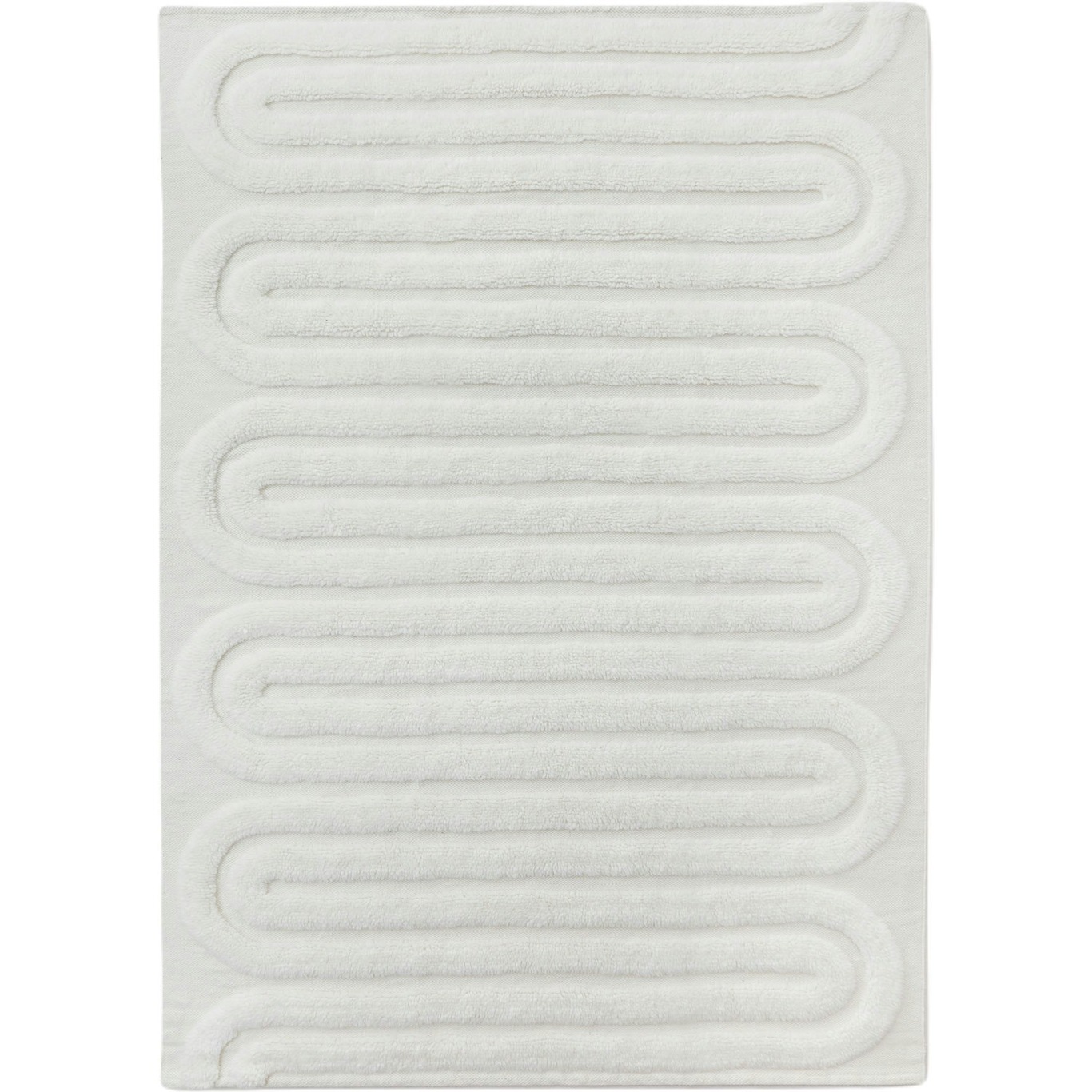 Riklund Wool Rug 160x230 cm, Off-white