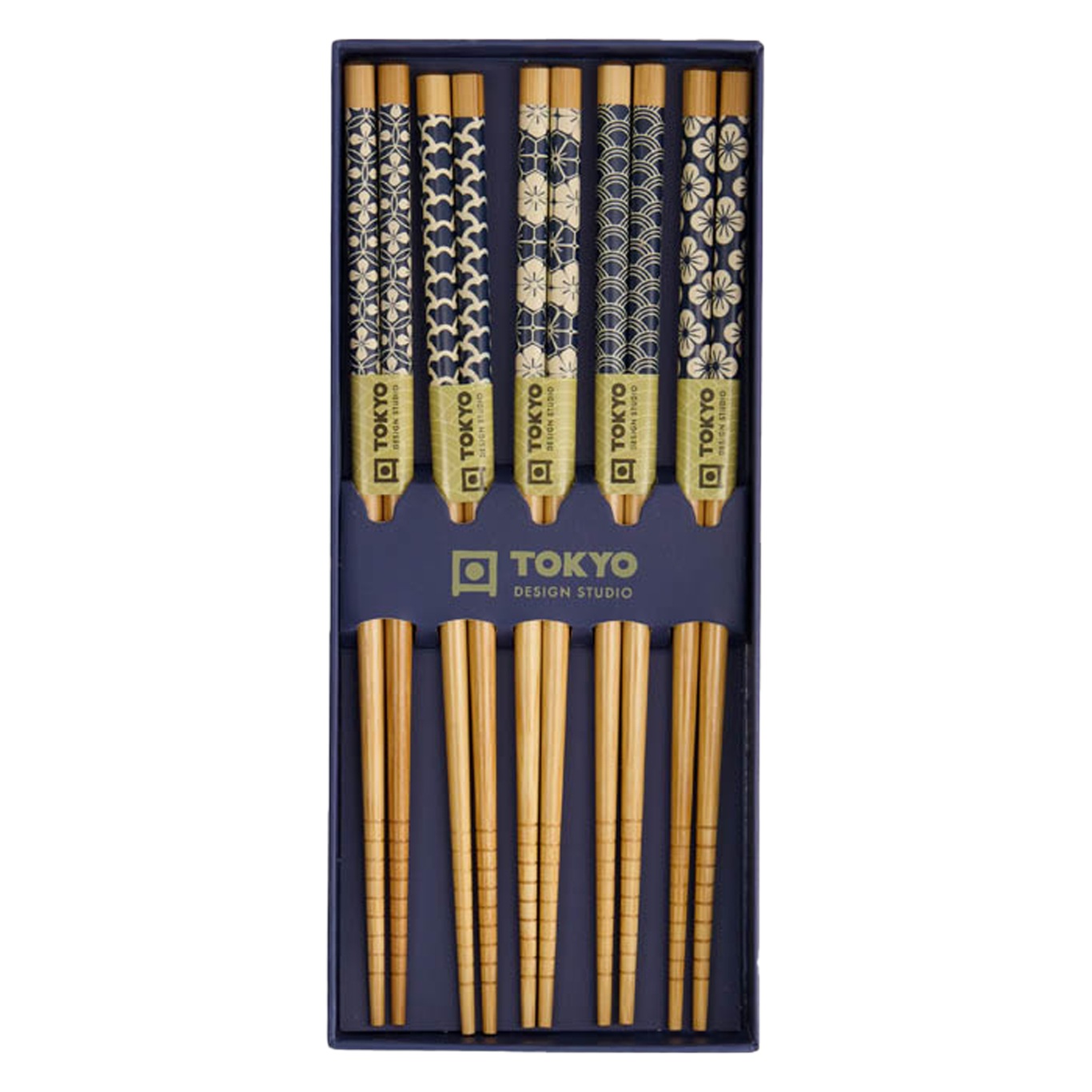 Chopsticks 5-pack, Blue