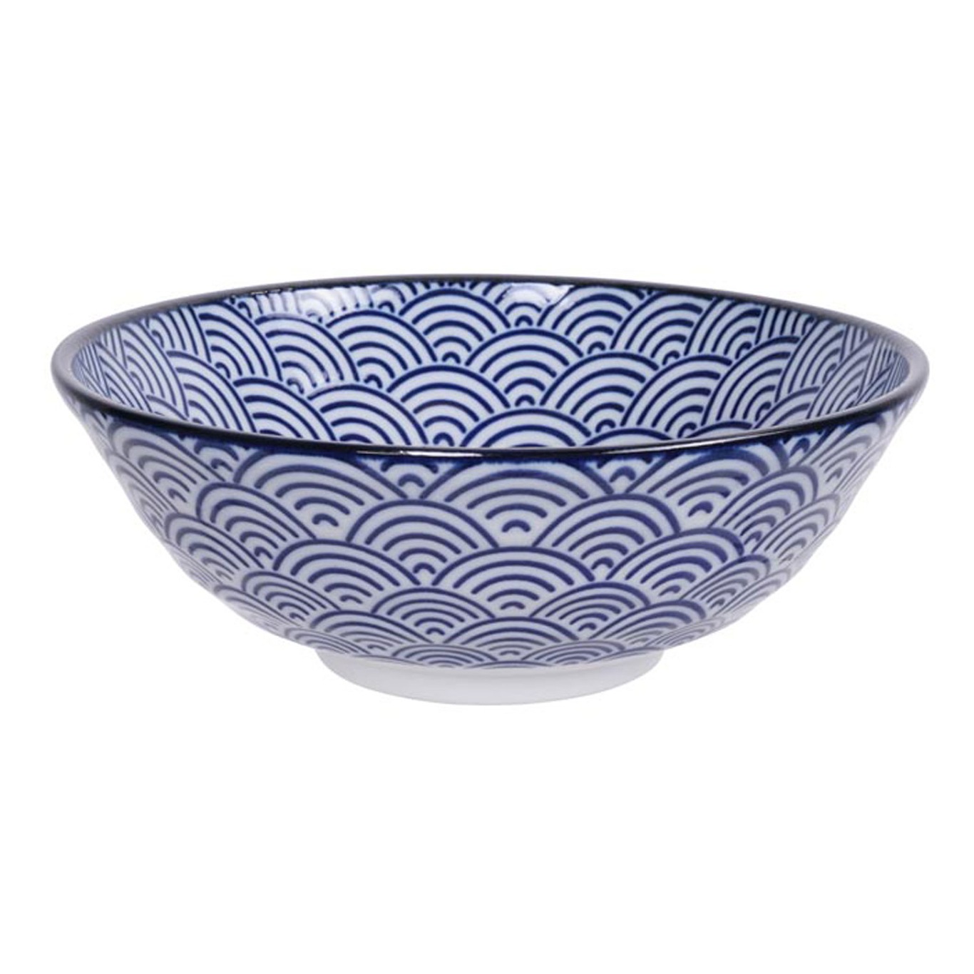 Nippon Blue Soba Bowl 1 L, Wave