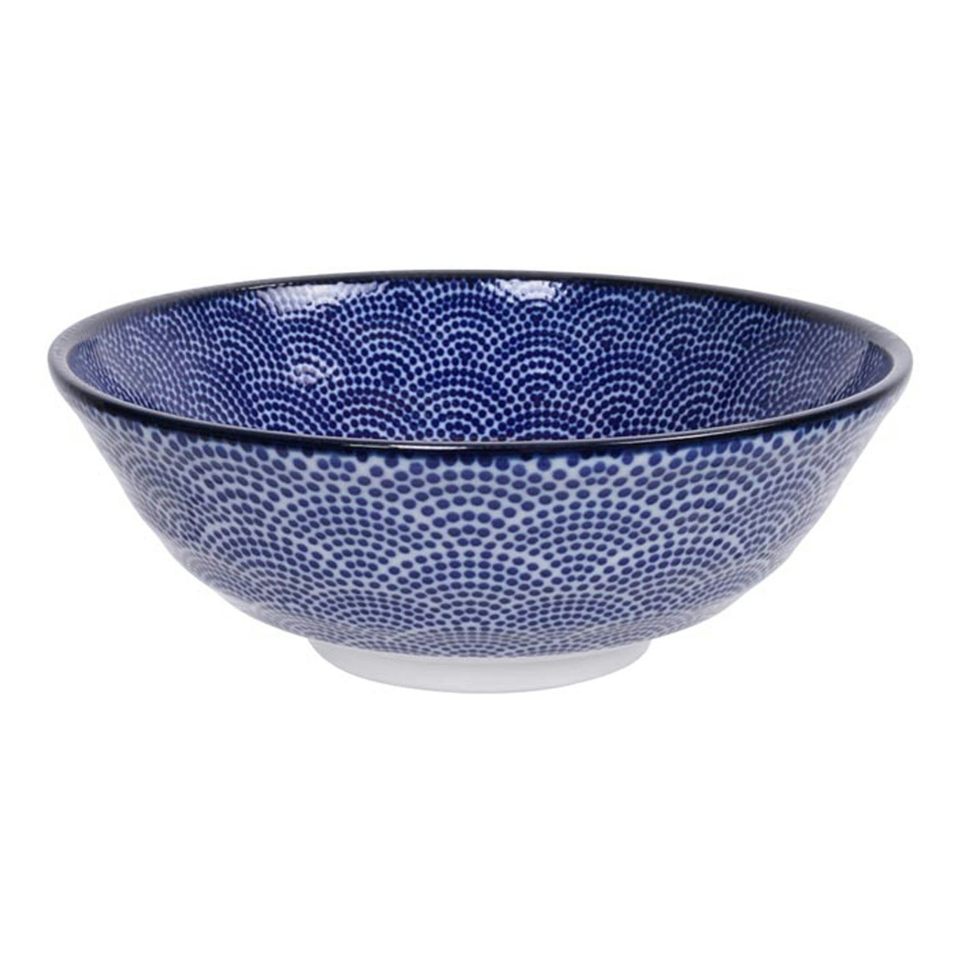 Nippon Blue Soba Bowl 1 L, Dots