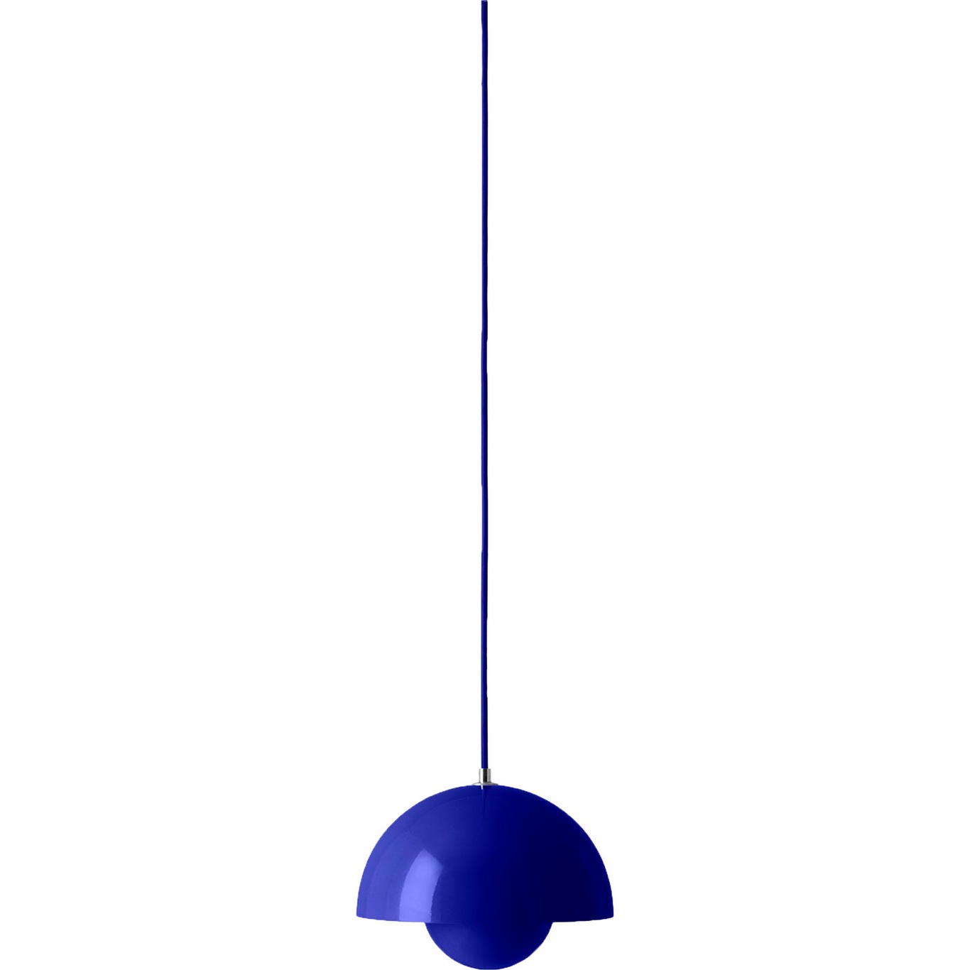 Flowerpot VP1 Pendant, Cobalt-blue