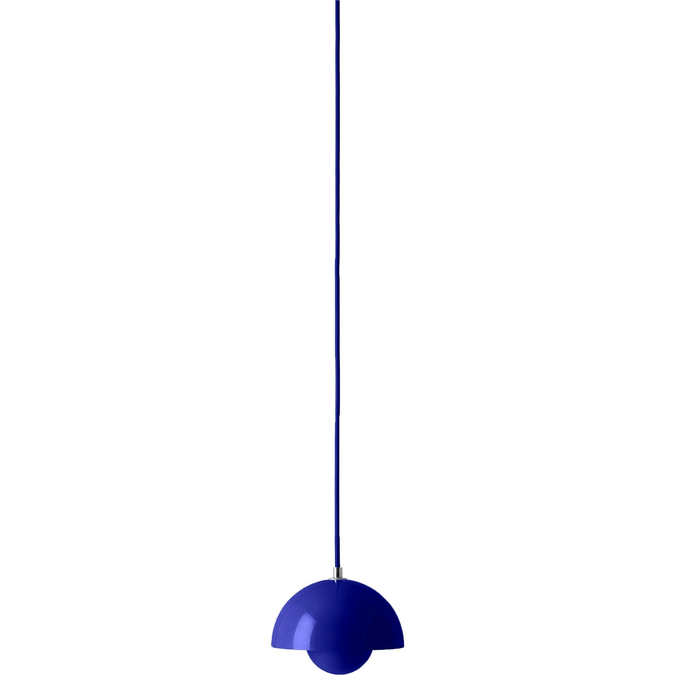 Flowerpot VP10 Pendant, Cobalt-blue