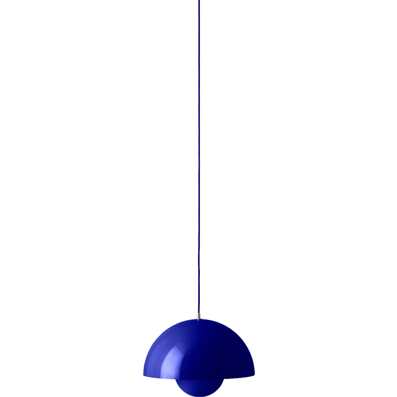 Flowerpot VP7 Pendant, Cobalt-blue