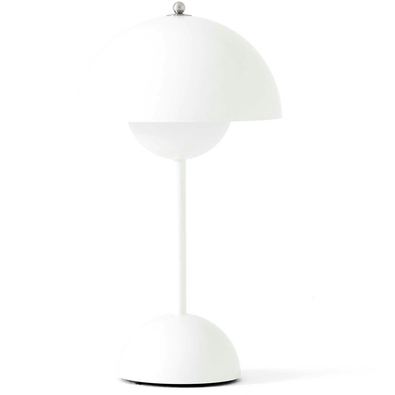 Flowerpot VP9 Table Lamp Portable, Matte White