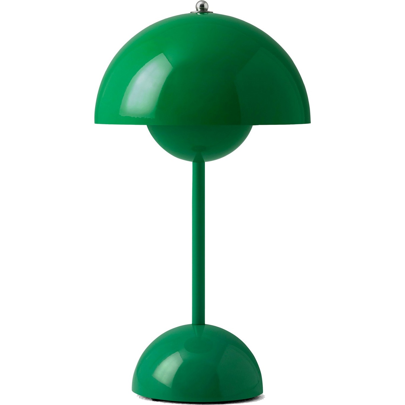 Flowerpot VP9 Table Lamp Portable, Signal Green