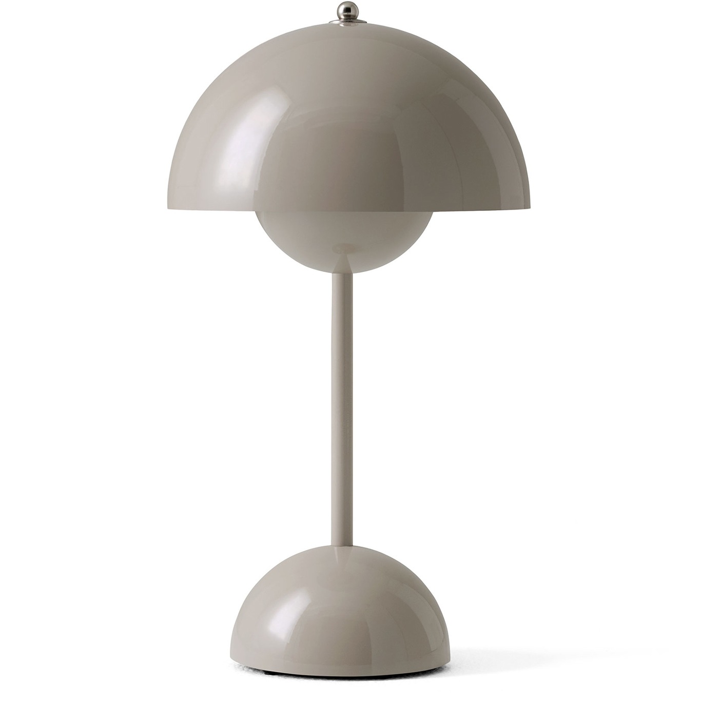 Flowerpot VP9 Table Lamp Portable, Grey Beige