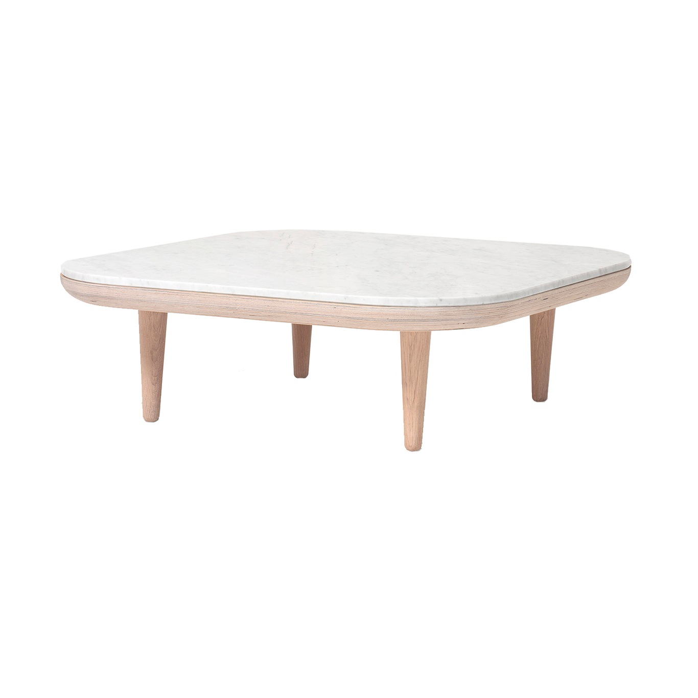 Fly Coffee Table SC4 Oiled Oak / White Marble