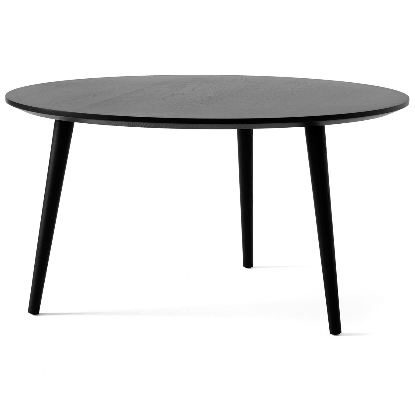 In Between SK15 Coffee Table 90cm, Black Lacquered Oak