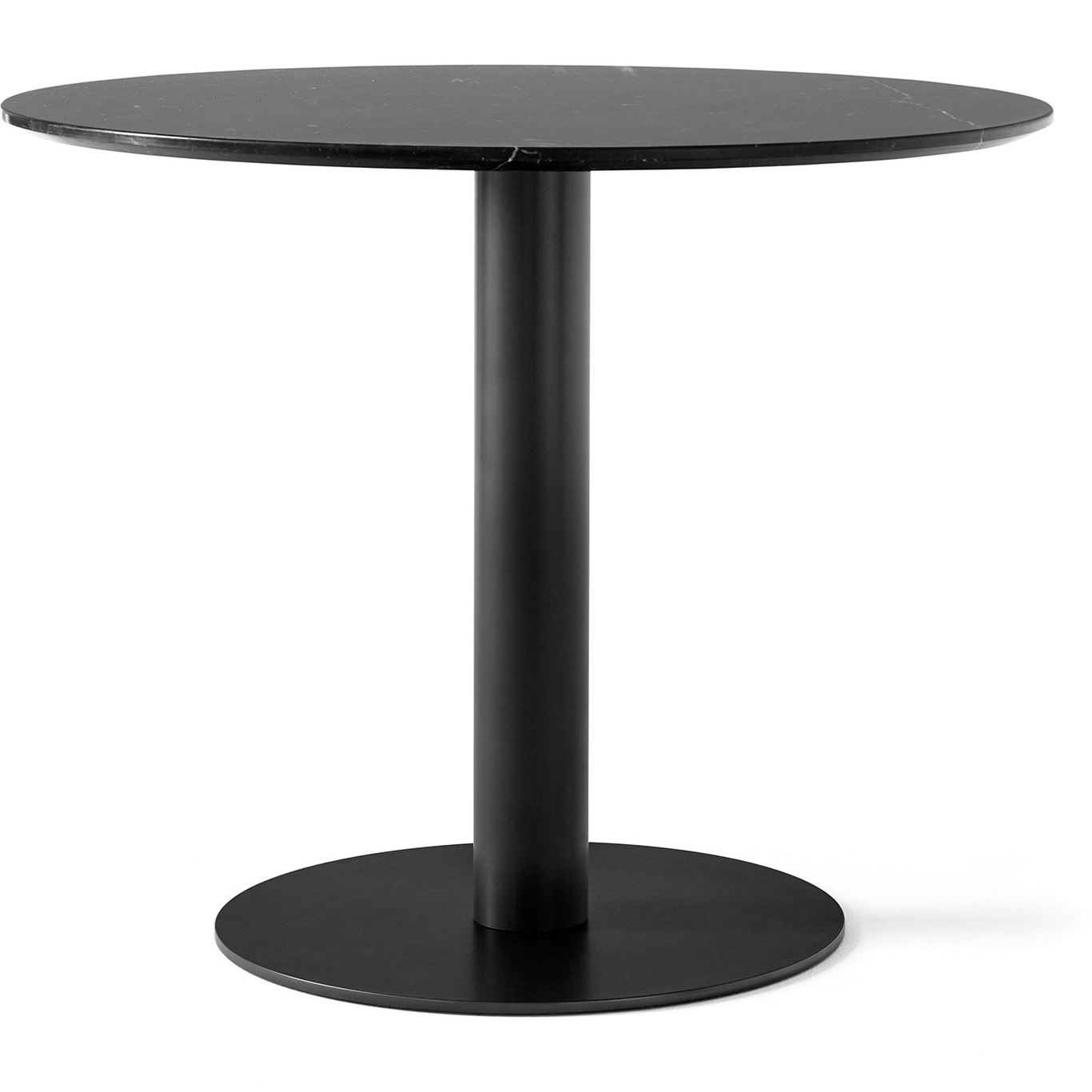 In between SK18 Table 90cm, Black Marble / Black