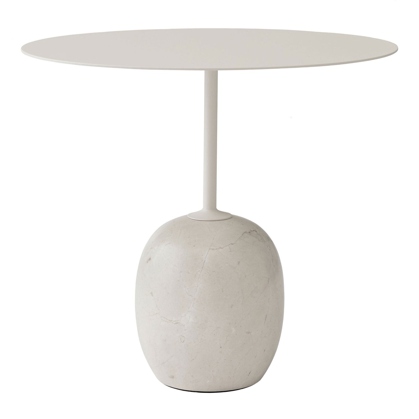 Lato LN9 Table Oval, Ivory White / Crema Diva Marble