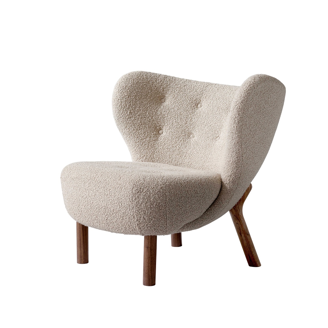 Lilla Petra Lounge Chair Vb1, Walnut / Karakorum