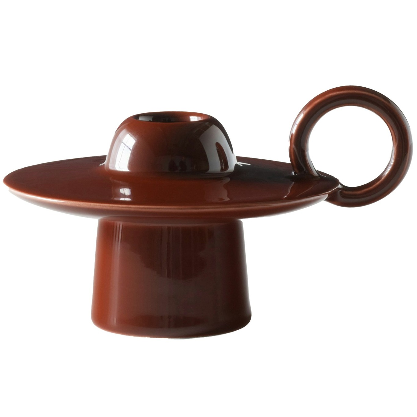 Momento JH39 Candle Holder, Red Brown