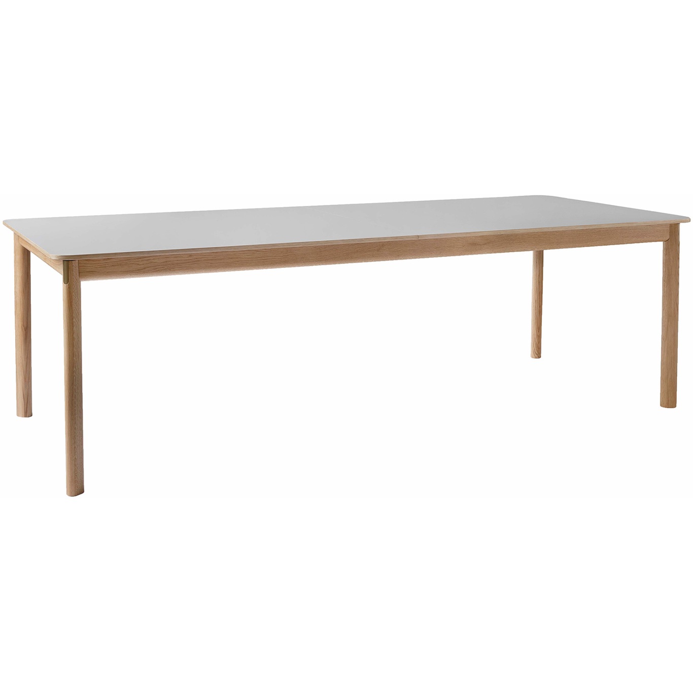 Patch HW2 Table 240x100, Brass / Beige Arizona / Oiled Oak