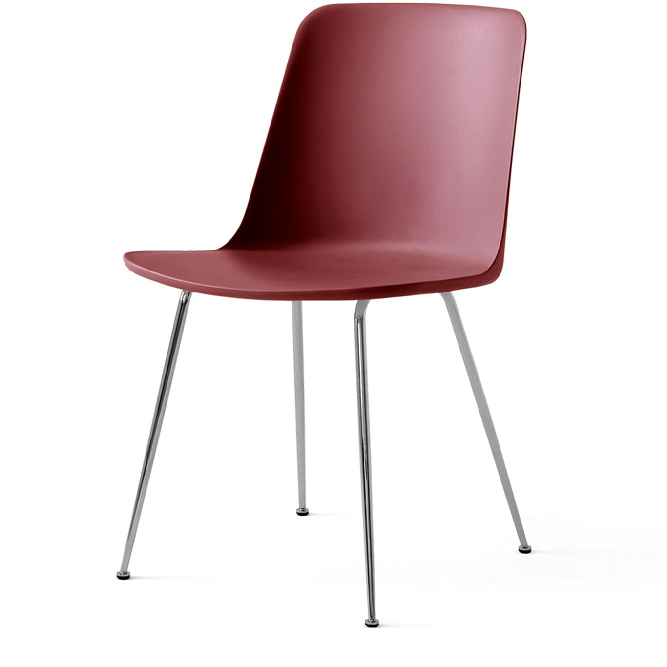 Rely Chair HW6, Chrome / Red Brown
