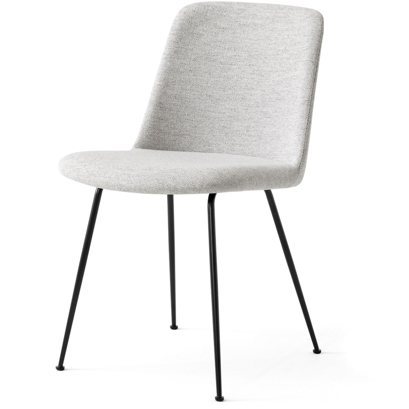 Rely Chair HW8, Black / Hallingdal 110 Light Grey
