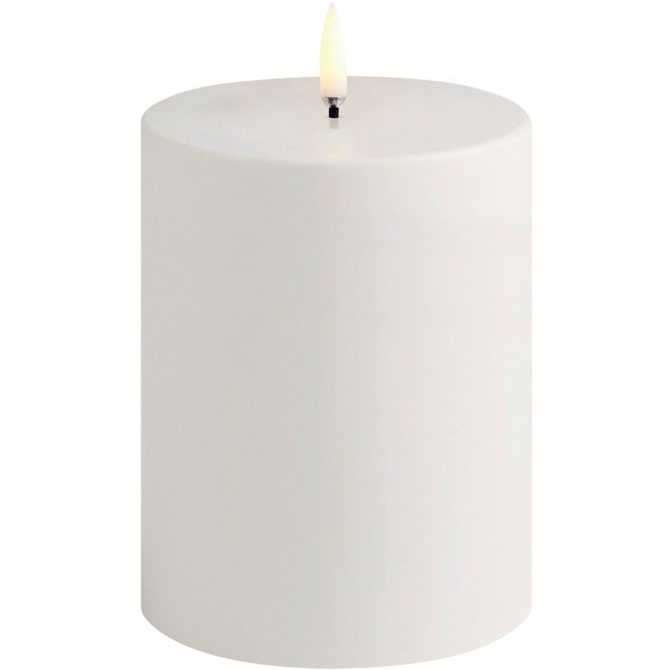 LED Pillar Candle Outdoor White, 10,1 x 12,8 cm