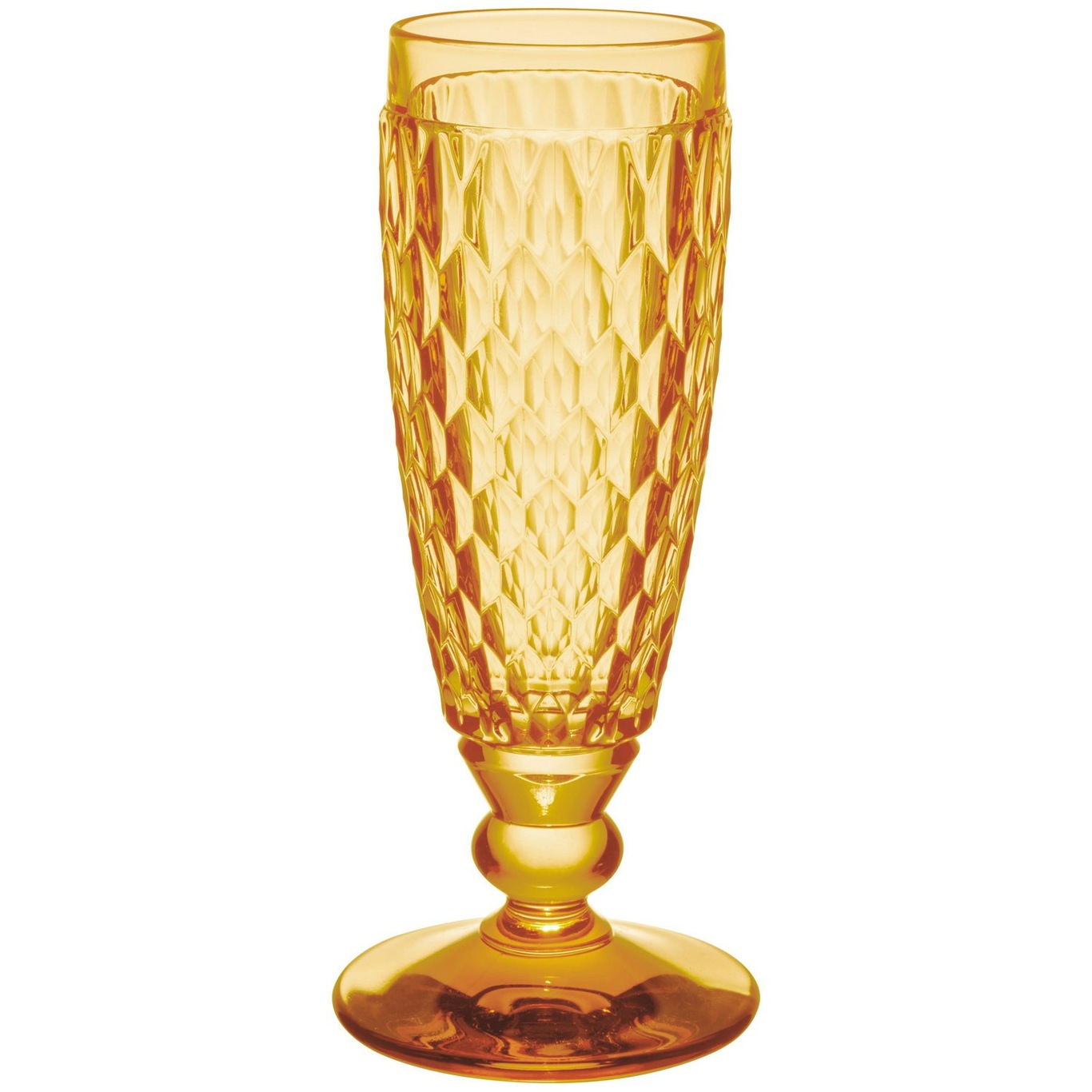 Boston Coloured Champagne Glass 12 cl, Saffron