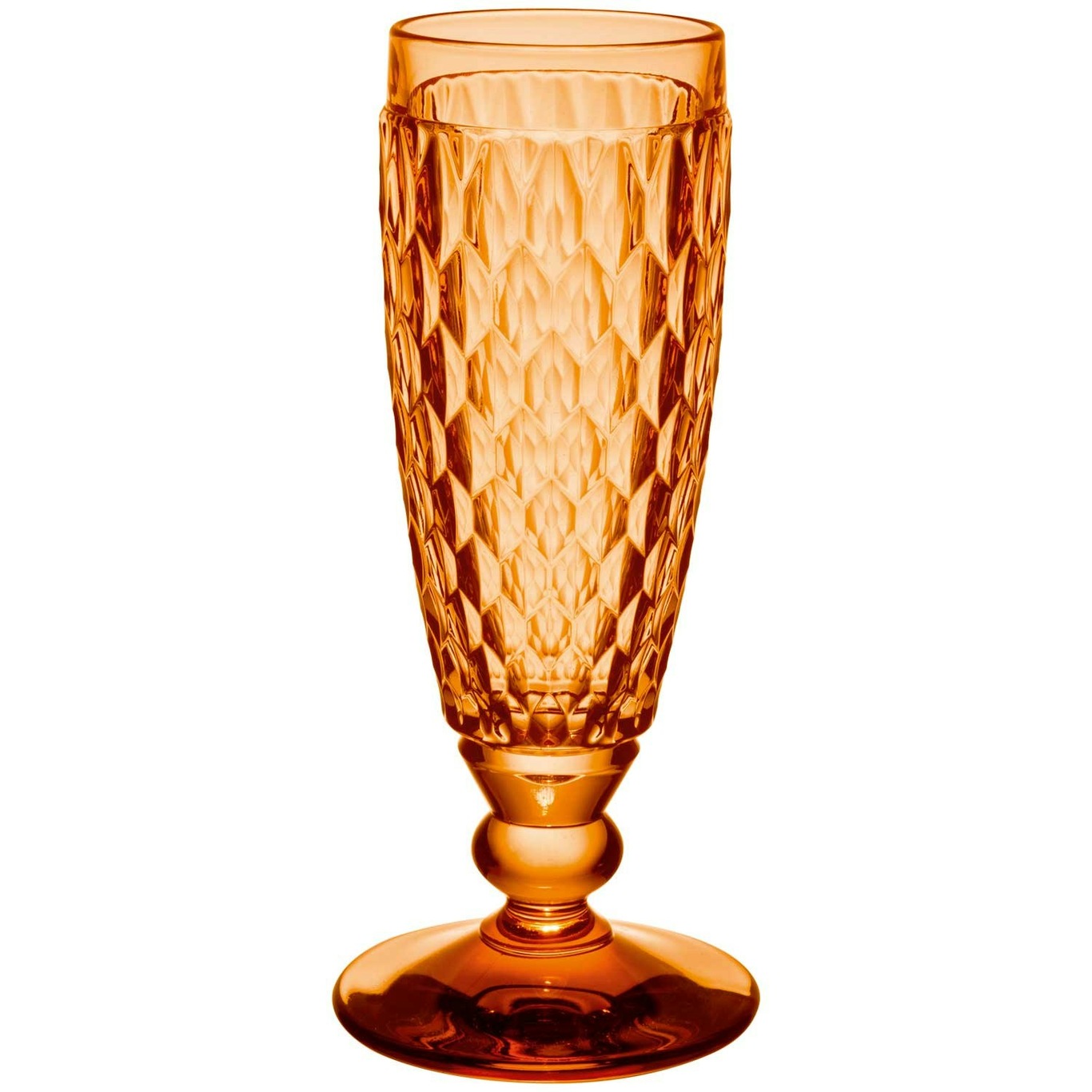 Boston Coloured Champagne Glass 12 cl, Apricot