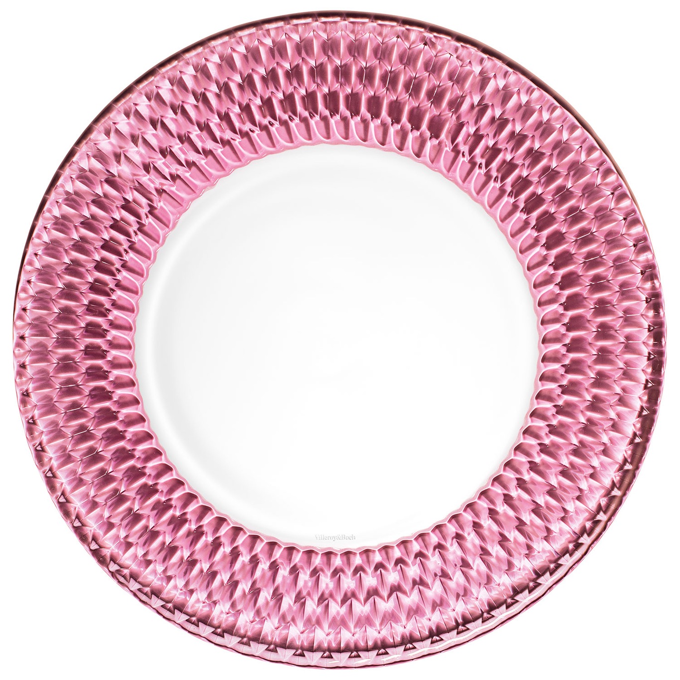 Boston Coloured Plate, Pink 32 cm