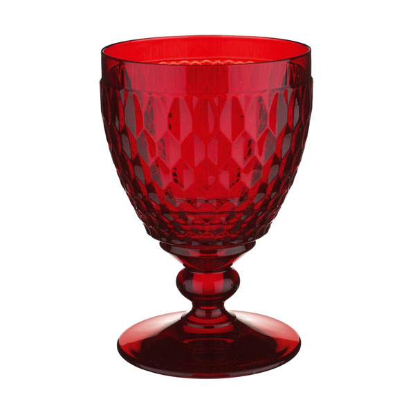 Boston Coloured Water Glass 35 cl, Red