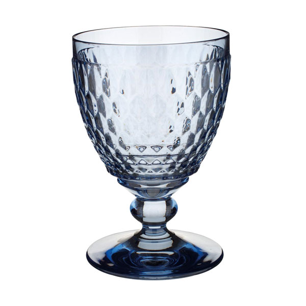 Boston Coloured Water Glass 35 cl, Blue