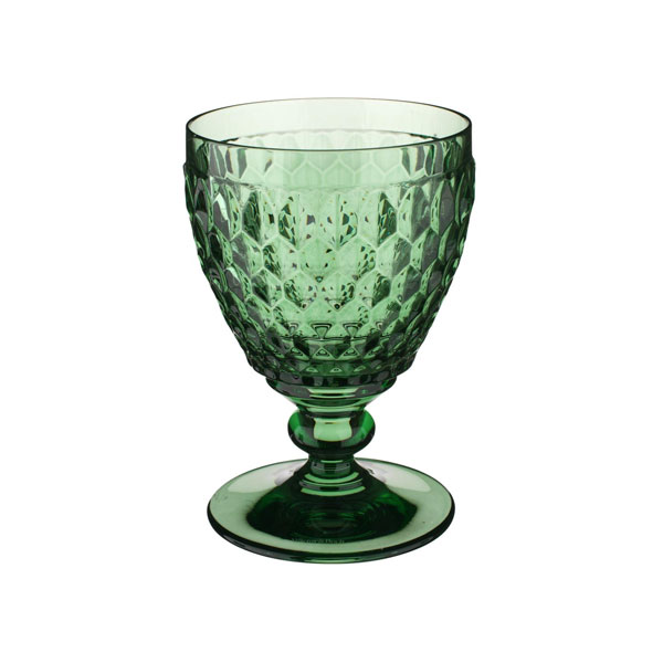 Boston Coloured White Wine Glass 12 cl, Green