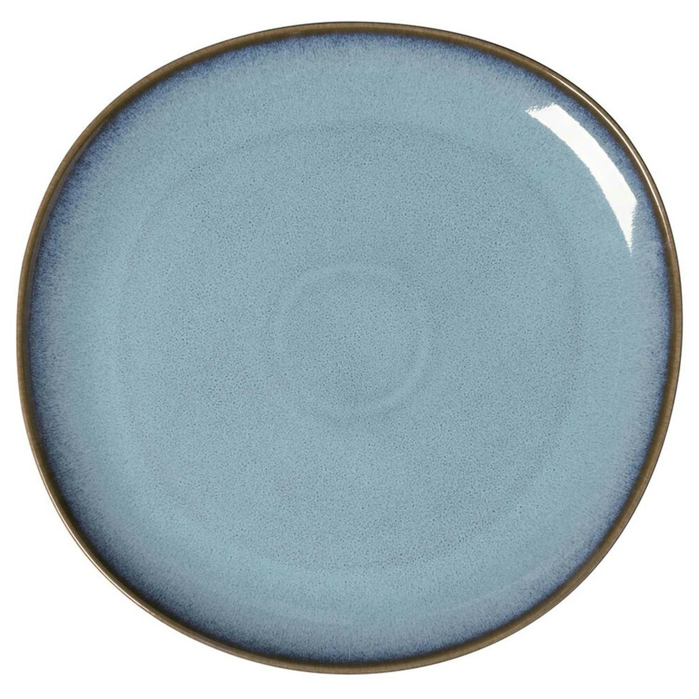 Lave Glacé Serving Dish 31,5x32 cm, Blue
