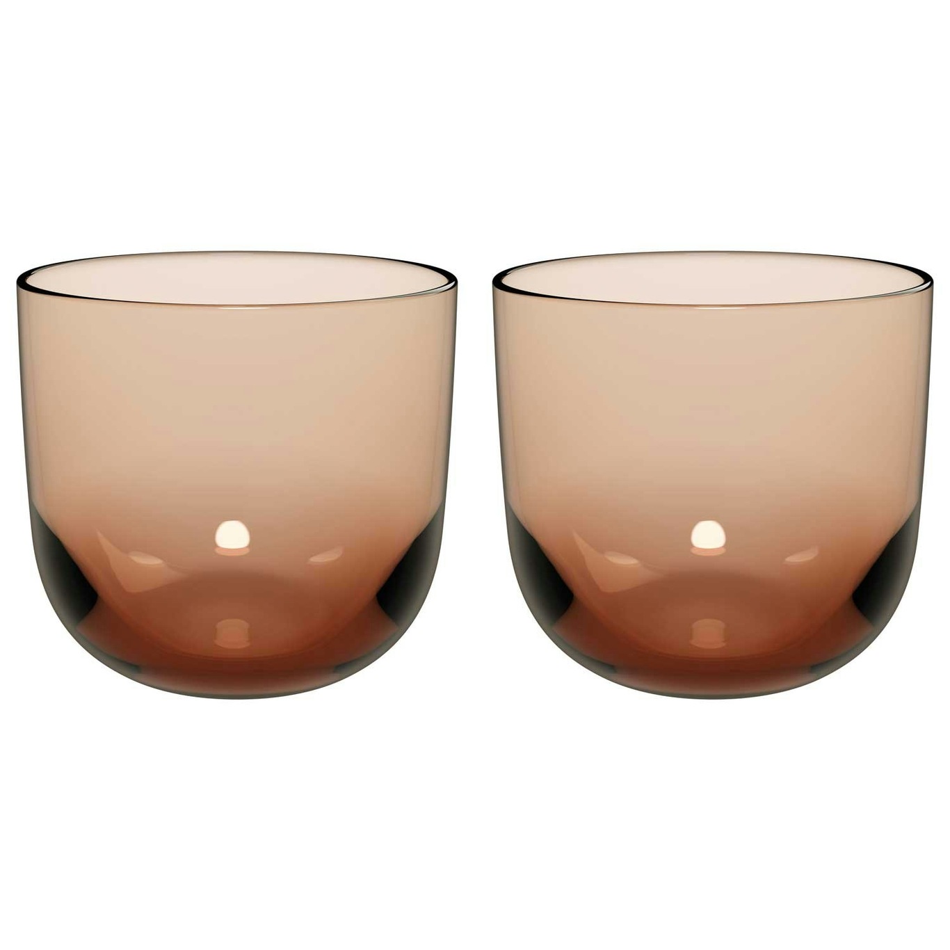 Like Water Glass 2-pack, Clay