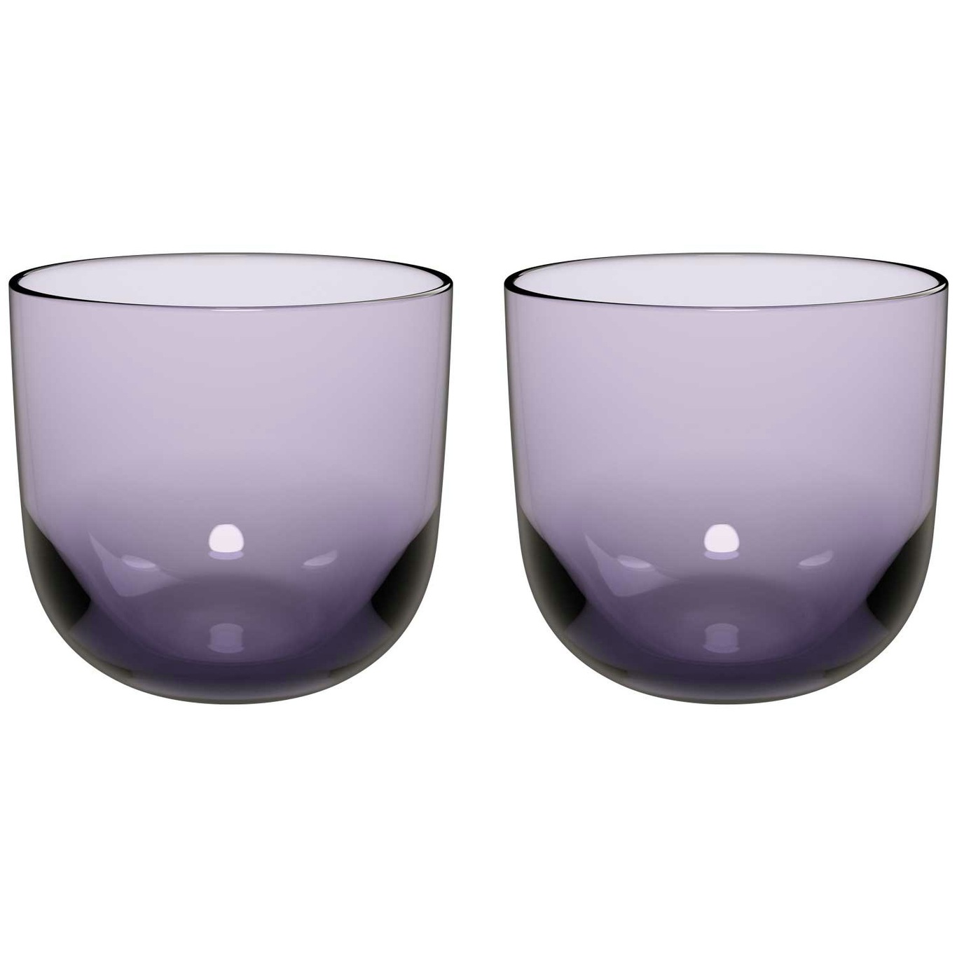 Like Water Glass 2-pack, Lavender
