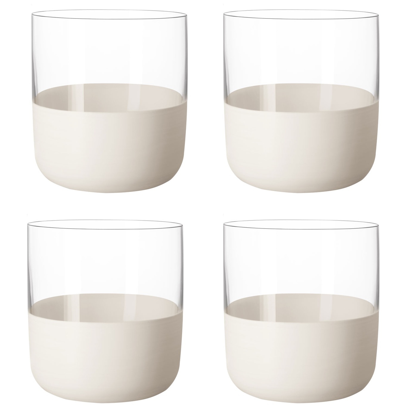 Manufacture Rock Shot Glasses 4 cl 4-pack, White