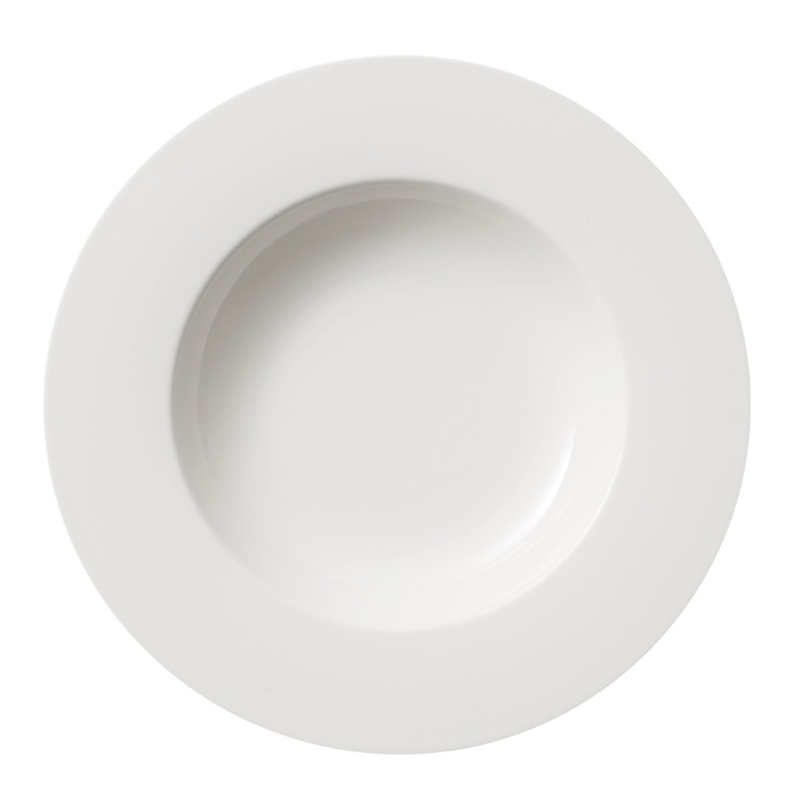 Twist White Deep Plate, 24 cm