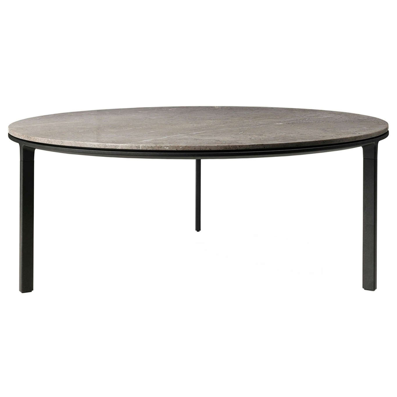 425 Coffee Table 90 cm, Light Grey Marble